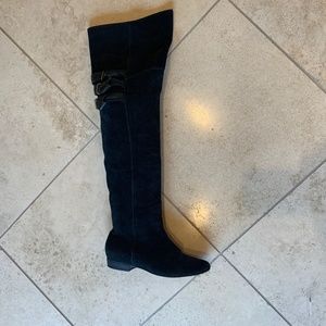 Joie Suede and leather over the knee boots